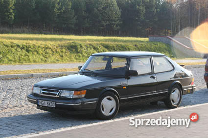 Saab 900 turbo 8v wyjątkowe czerwone wnętrze pię