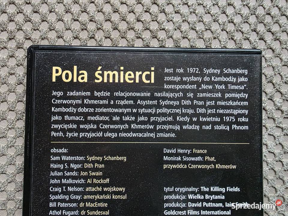 DVD Pola śmierci reżRoland Joffe muz Mike małopolskie