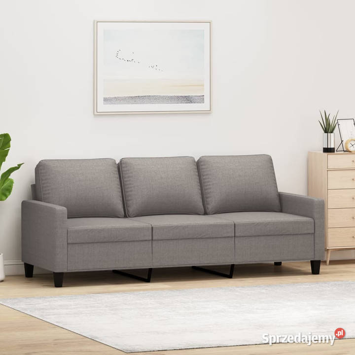 Sofa 3osobowa kolor taupe 180 tapicerowana Warszawa sprzedam