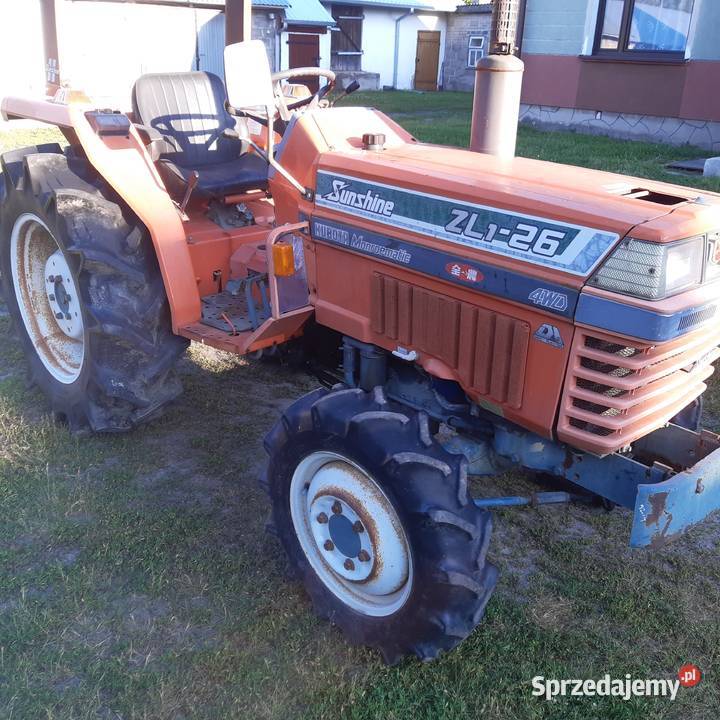 Ciagnik ogrodniczy Kubota ZL26 4x4 Biała Podlaska sprzedam