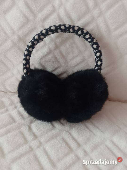 Futrzane nauszniki na głowę z Madrytu Top Kraków sprzedam