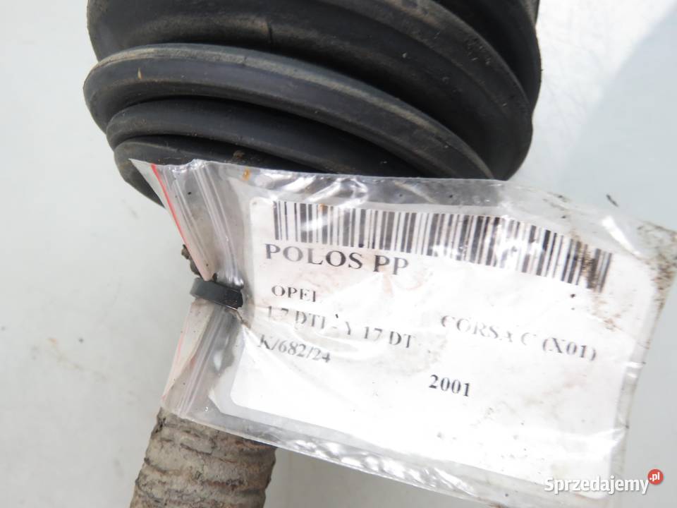 PÓŁOŚ PRAWA PRZEDNIA OPEL CORSA C 17 DTI
