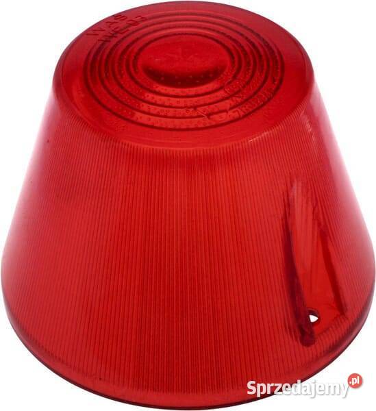 Klosz lampy wysoki WE93 22 czerwony 1400690115 Oświetlenie Kamionna