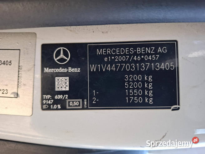 MERCEDESBENZ VITO 2020 195000 ccm 136 Warszawa sprzedam