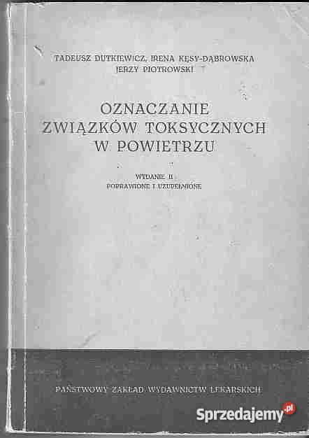 1831 OZNACZANIE ZWIĄZKÓW TOKSYCZNYCH W POWIETRZU Czyrna