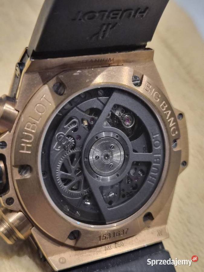 Zegarek Hublot BiG BANG Chronograf Tytan Różowe Rumia