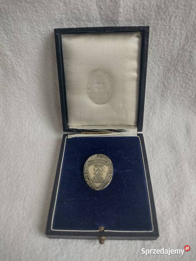 Stara Odznaka Ratownictwo Górnicze Lata 20 Cieszyn