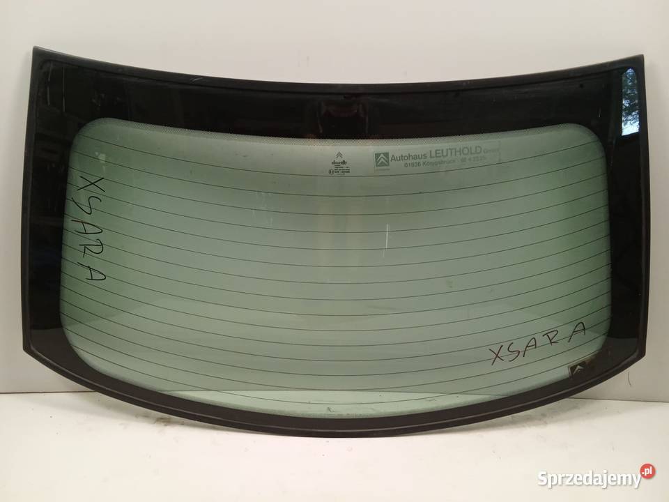 Szyba Tylna Citroen Xsara 97 Zielona Możliwość osobowe Bralin