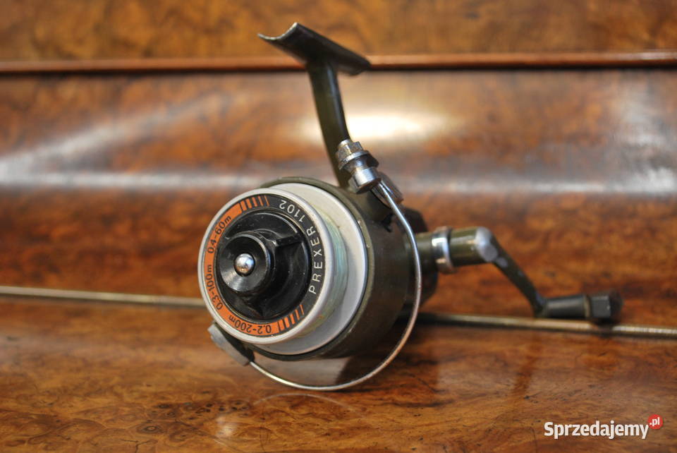 kołowrotek Prexer 1102 klasyk z czasów PRL Wisznia Mała