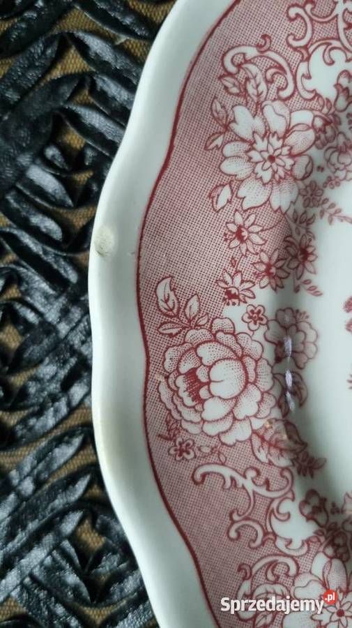 Talerze deserowe porcelana włoska Fontebasso