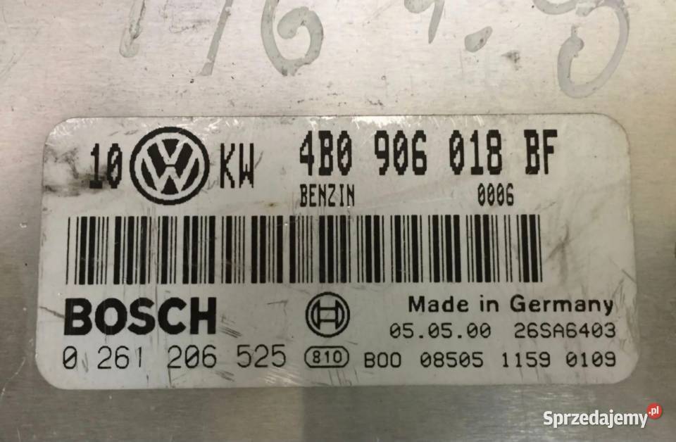 KOMPUTER STEROWNIK SILNIKA AUDI A6 C5 18T Komputery