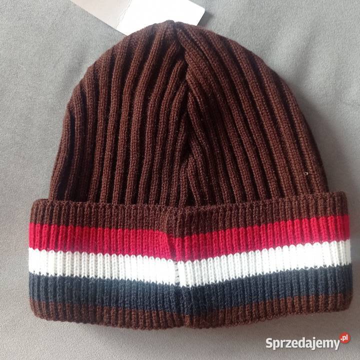 Brązowa zimowa czapka Moncler S 54 Lubartów sprzedam