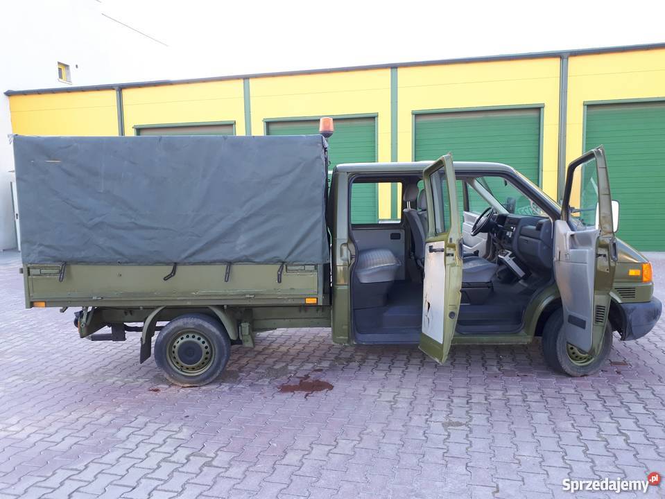 Vw T4 Doka z Wojskapełen serwis 147200 Wąbrzeźno