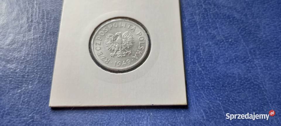 Stare monety 50 groszy 1949 AL skrętka PRL Kolekcje Lesko