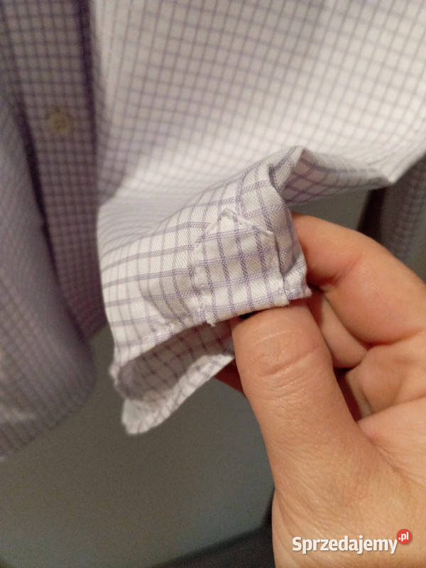 Koszula Męska Bawełna L Kratka Nowa Hawes Curtis Bydgoszcz