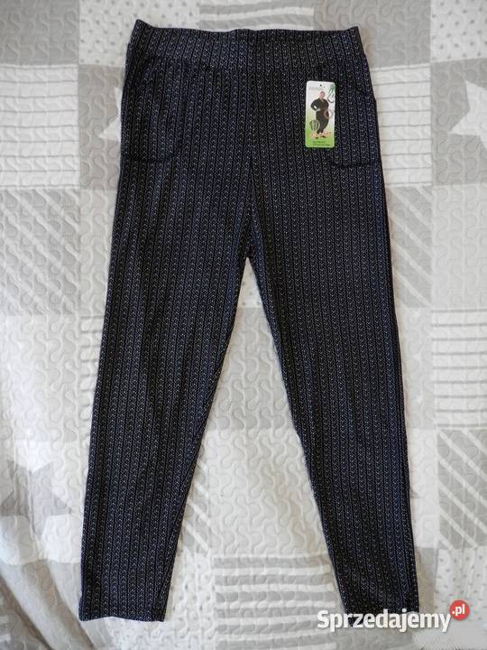 Legginsy Bambusowe Czarne Modelujące Getry Nowe podlaskie Łomża