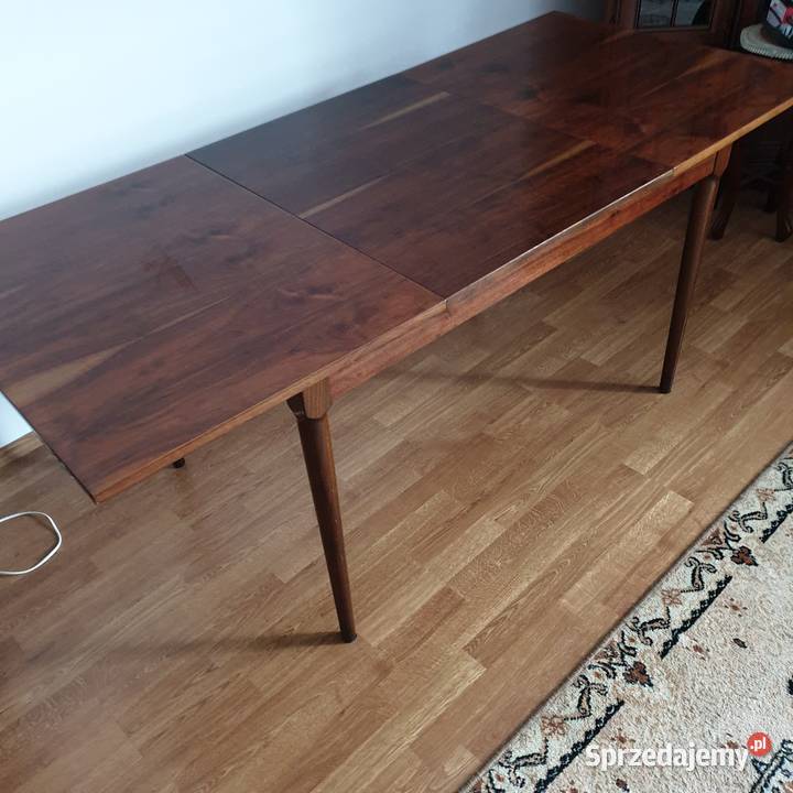 Stół PRL rozkładany solidny 74cm