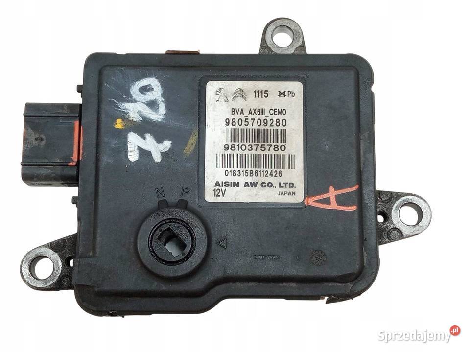 MODUŁ STEROWNIK SKRZYNI BIEGÓW 9805709280