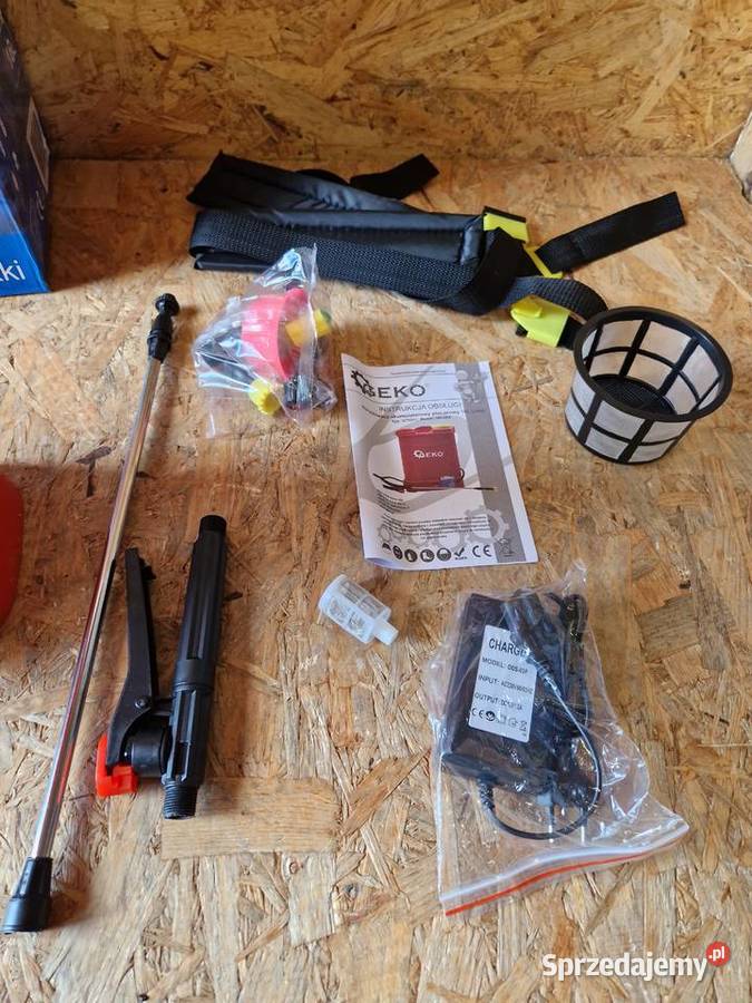 Opryskiwacz akumulatorowy plecakowy 16L Lekki Głogowa