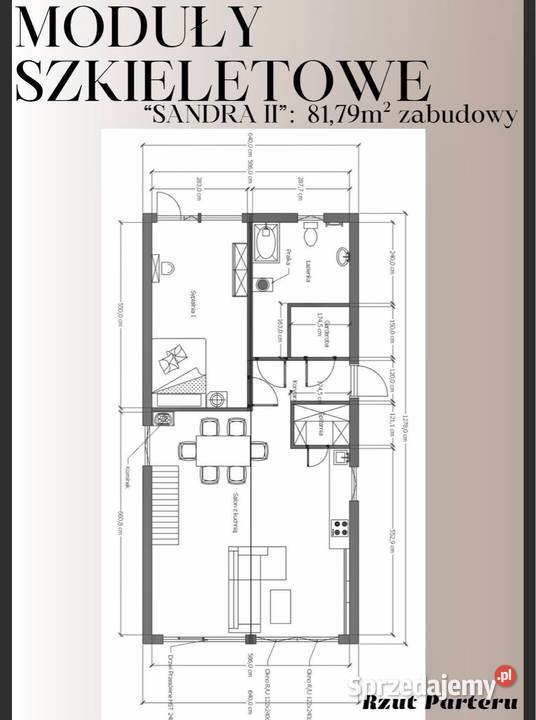 Na sprzedaż DOM moduł szkieletowy Olsztyn
