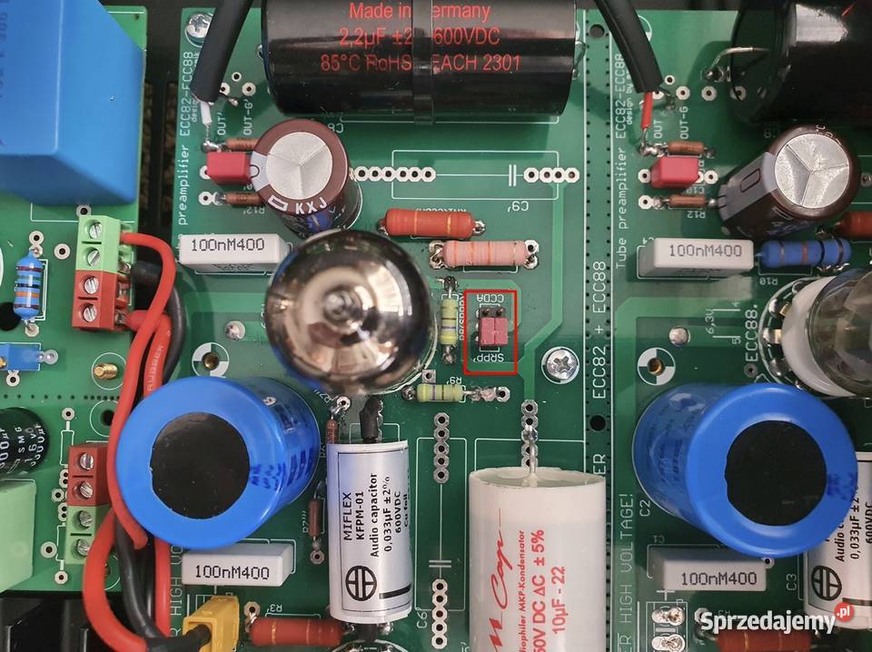 Przedwzmacniacz lampowy 2x ECC82 2x ECC88 SRPP Piaseczno sprzedam