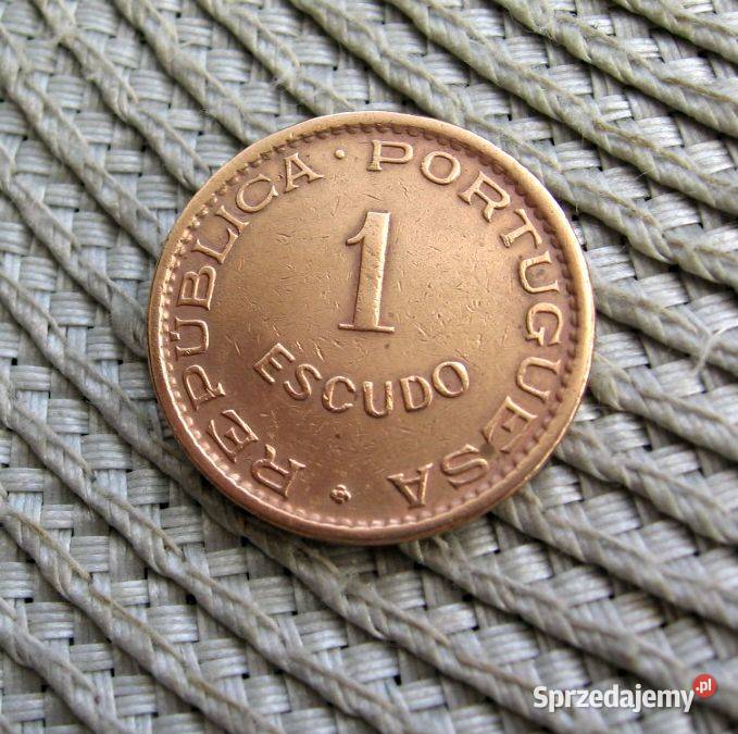 Mozambik Portugalski 1 Escudo 1974r Kalisz