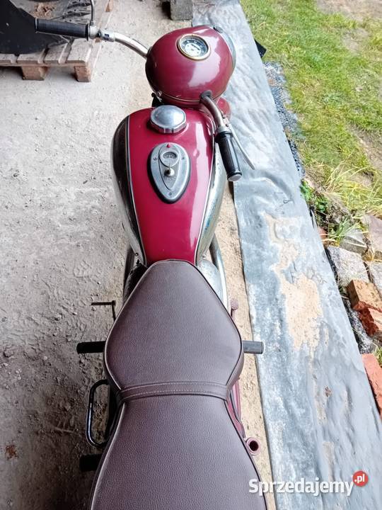 Jawa 353 1957 zabytek Rok produkcji 1957 Motocykle, skutery, quady śląskie Bieżeń
