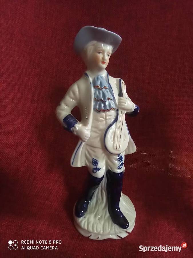 Figurka muzyka z mandoliną sprzedam