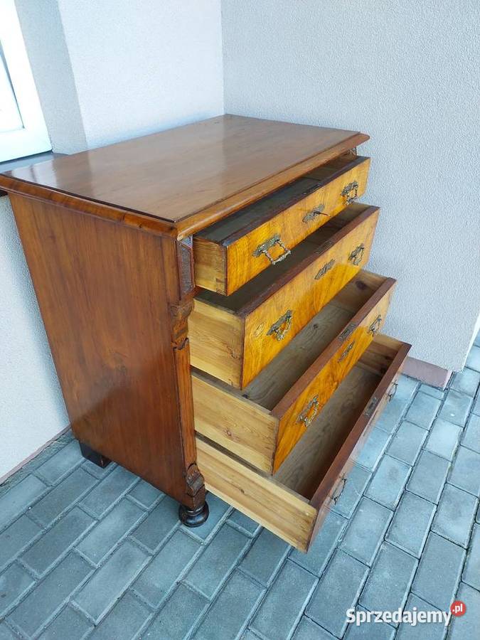 Zabytkowa komoda eklektyczna cztery szuflady Tczew sprzedam