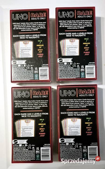 Gra karciana Mattel UNO Dare Adults Only Rabka-Zdrój