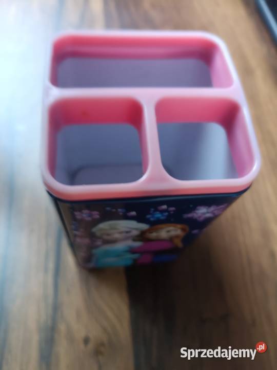 Metalowy pojemnik na długopisy Kraina Lodu