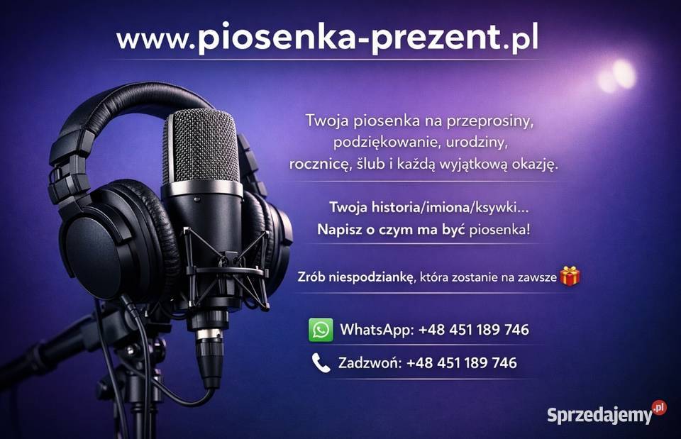 Piosenka na Zamówienie Idealny Prezent Bliskich Gdańsk