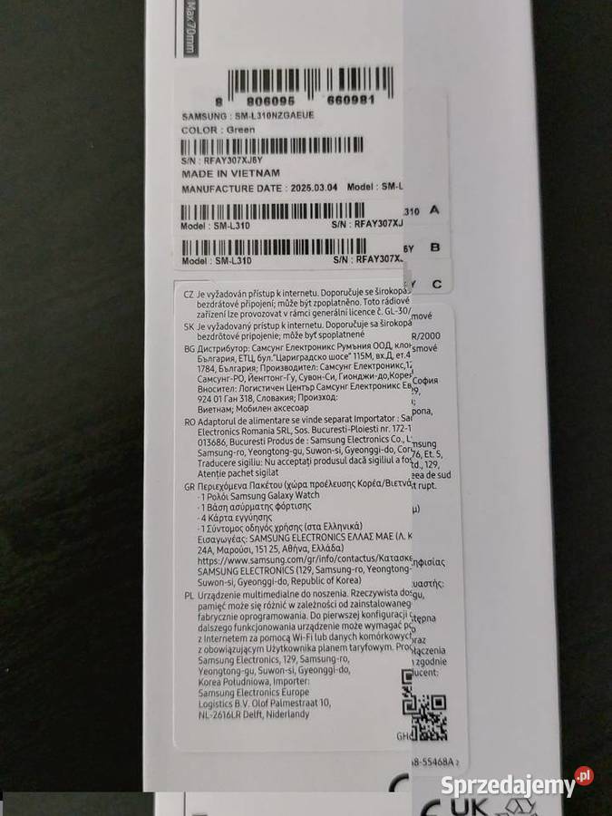 Samsung Galaxy Watch 7 44mm Nowy z Fakturą
