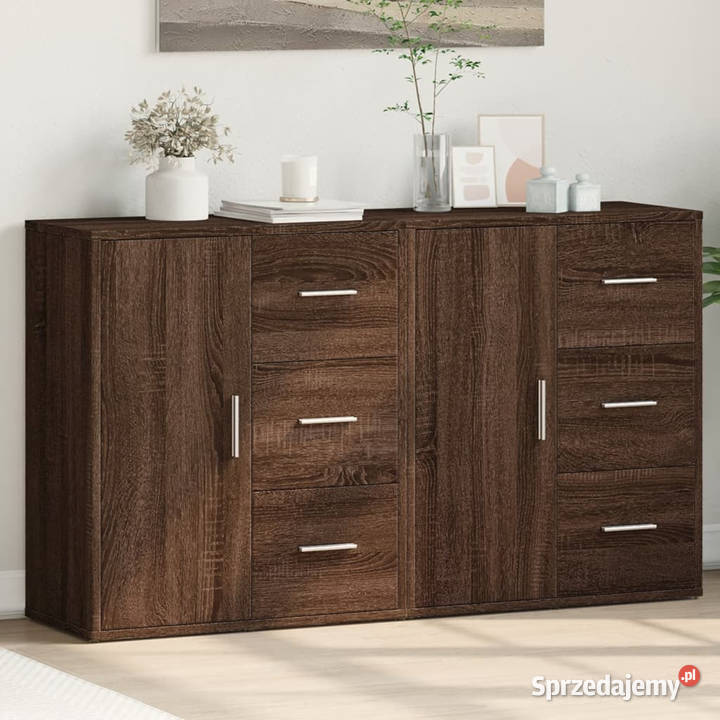Szafki 2 brązowy dąb 60x31x70 WM3276559 Pozostałe Warszawa