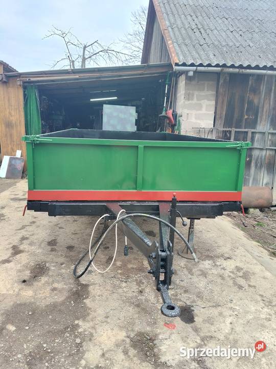 Przyczepa z kiprem na 3 strony Same Glinik