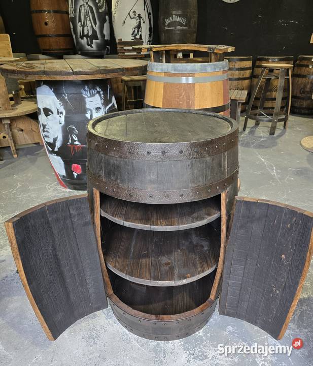 Barek w stylu loftowym z dębowej beczki winie