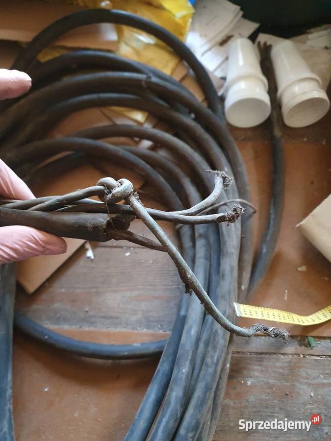 Kabel siłowy prądowy Stary kabel elektryczny Warszawa sprzedam