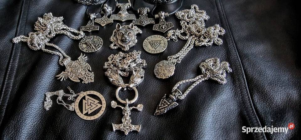 Valknut bransoletka nordycka celtycka wiking Galanteria i dodatki Sochaczew