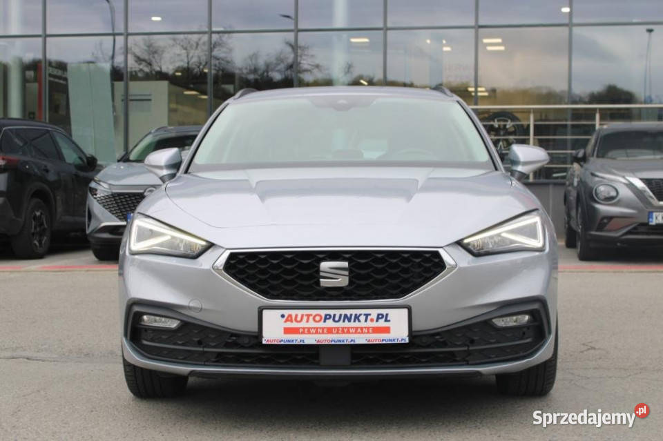 SEAT Leon 2022r LED Carplay Kamera Tempomat FV23 Kraków