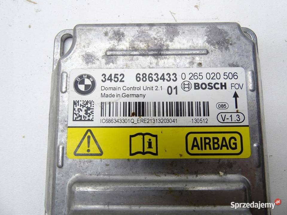 MODUŁ STEROWNIK PODUSZEK AIRBAG 6863433 BMW F30 sprzedam
