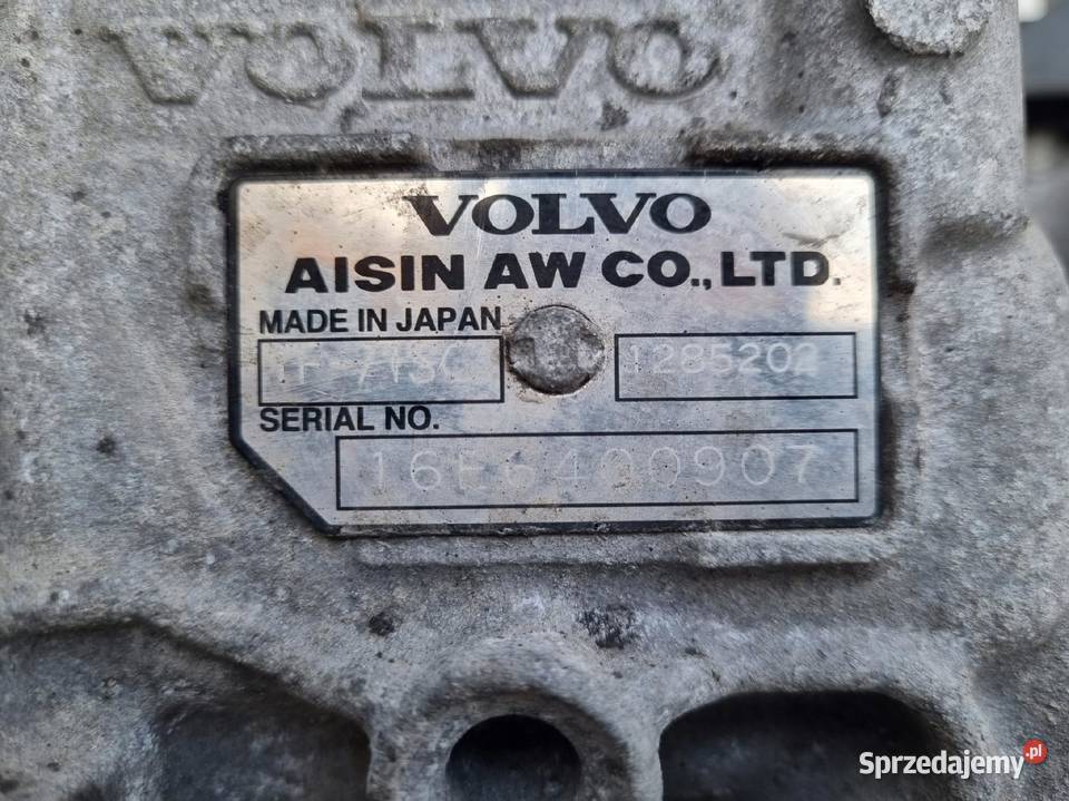 AUTOMATYCZNA SKRZYNIA BIEGÓW Volvo S60 II V60 20 osobowe Rudka