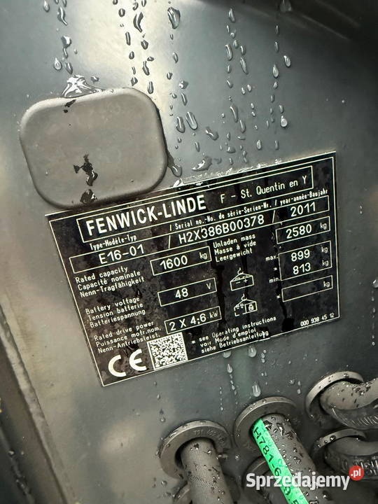 wózek widłowy elektryczny LINDE E16 Triplex 54m Działoszyn