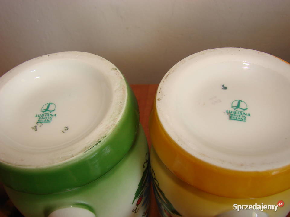 Lubiana wzór kaszubski kufel PRL Pruszcz Gdański sprzedam
