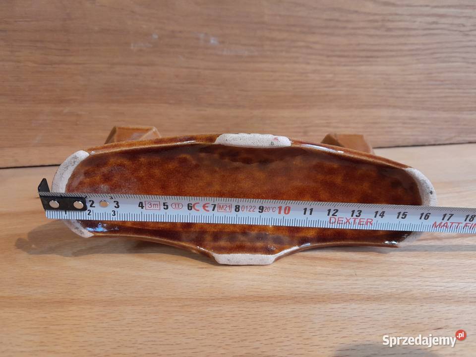 Stary ceramiczny świecznik zabytek PRL starszy Dąbrowa Górnicza