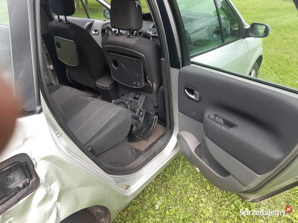 Renault Scenic 15 dCi 2007 kolizji Rok produkcji 2007 Pielgrzymka