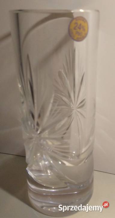 Szklanaka kryształowa czeska Bohemia Krotoszyn
