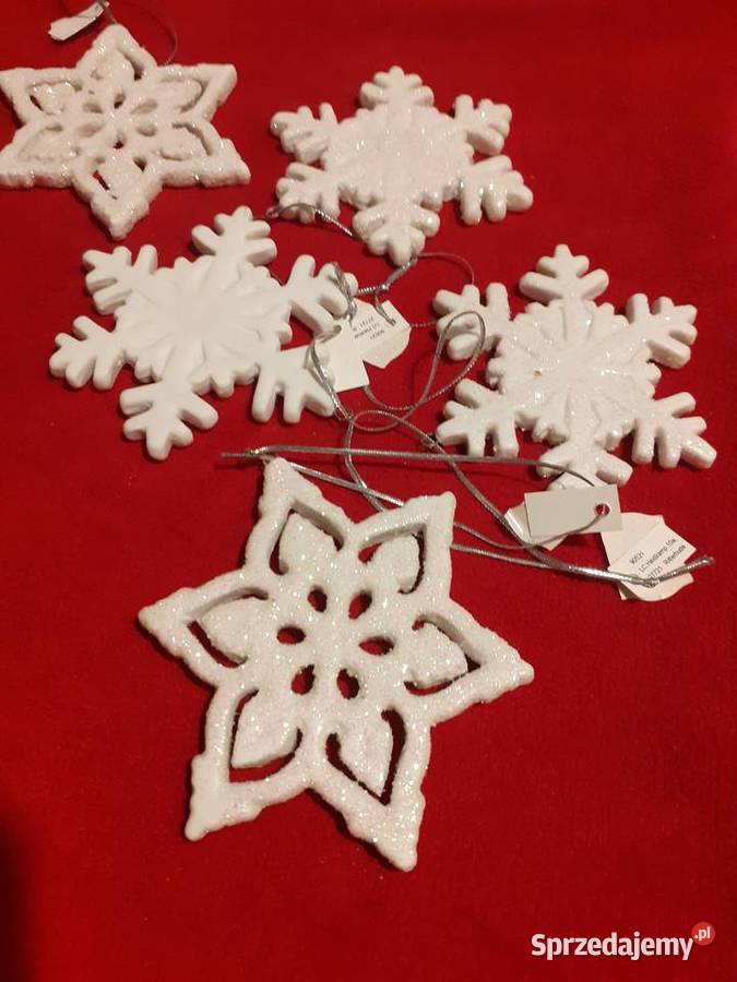 zawieszki gwiazdki śnieżynki świąteczne Gdańsk