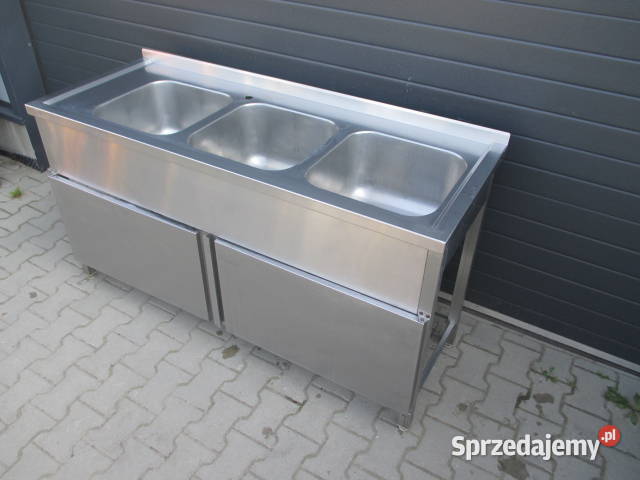 Zlew Gastronomiczny 3 Komorowy Drzwi Zamykane Biznes i Przemysł Ostrów Wielkopolski