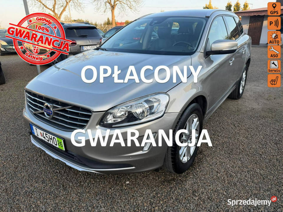 Volvo XC 60 navi klimatronic gwarancja I relingi dachowe wielkopolskie Zbąszyń
