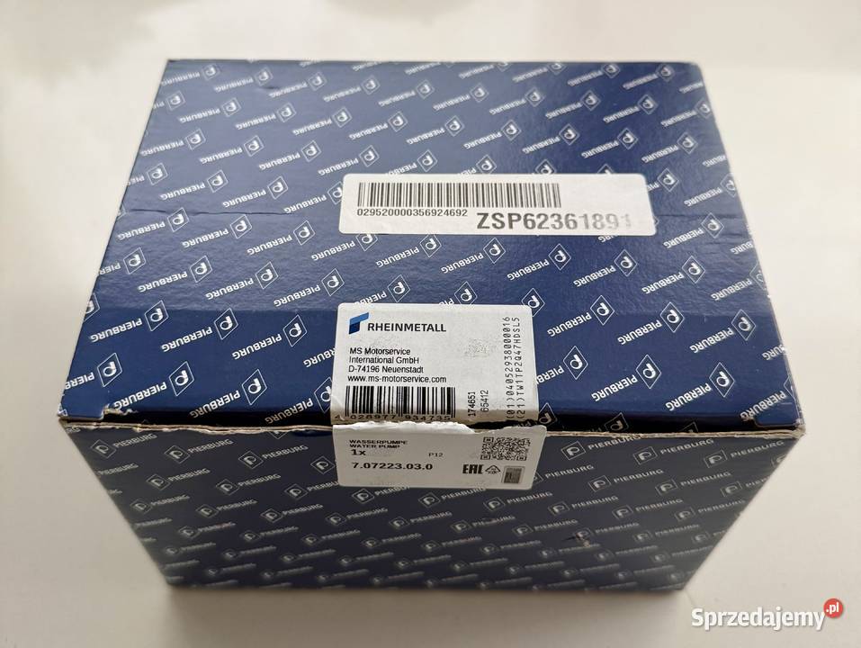 Pierburg Dodatkowa pompa wody Audi 707223030 Warszawa